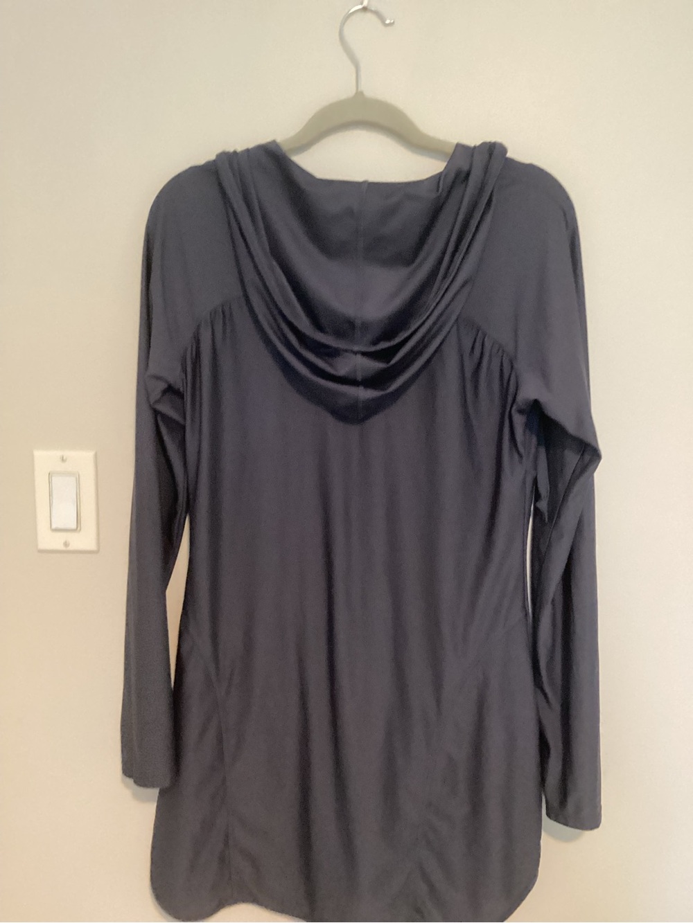 Athleta Gray Wick It Hooded Long-Sleeve Swim Cover Up - Picture 2 of 3
